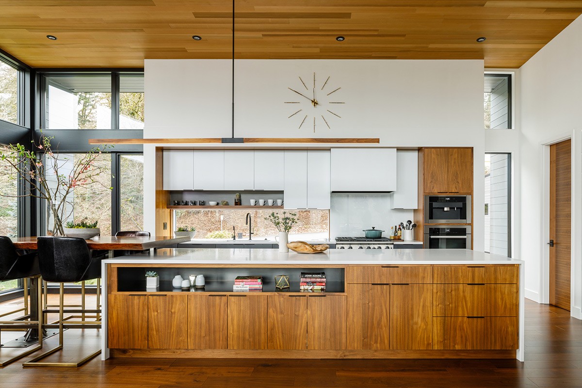 Modern Shaker & Mid-Century Pengaruh: Dapur Kontemporer Tren Desain Perth Modern Shaker & Mid-Century Pengaruh: Dapur Kontemporer Tren Desain Perth